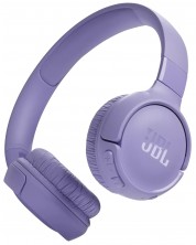 Căști wireless cu microfon JBL - Tune 520BT, violet+ -1