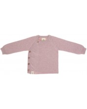 Pulover pentru copii Lassig - 50-56 cm, 0-2 luni, roz -1