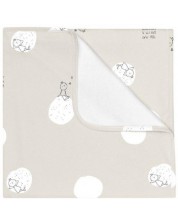 Paturica pentru bebelusi Baby Clic - Dreamer Grey, 75 х 80 cm -1