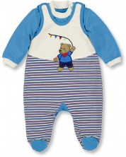 Salopetă și bluză pentru bebeluși Sterntaler - Urs, 50 cm, 0-2 luni -1
