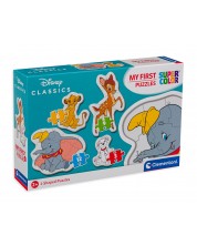 Puzzle bebe Clementoni 4 în 1 - Animalute prieteni