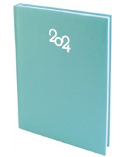 Spree Pastel Notebook - Copertă tare, verde deschis, 168 de foi, 2024