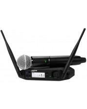 Sistem de microfon wireless Shure - GLXD24+/SM58, negru