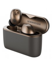 Căști wireless Sennheiser - Momentum 5 True Wireless, ANC, maro - imagine 1