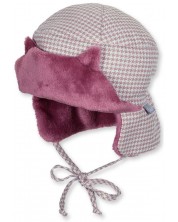 Căciulă de iarnă pentru bebeluși Sterntaler - 45 cm, 6-9 luni, roz