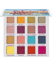 BH Cosmetics - Paletă de farduri Summer In St Tropez, 16 culori