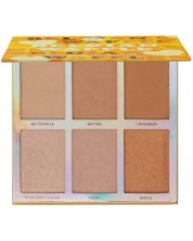 BH Cosmetics - Paletă iluminatoare Belgian Waffle, 6 culori