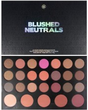 BH Cosmetics - Paletă de farduri și blush Neutral Blushed, 26 culori -1