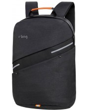 Rucsac business pentru laptop R-bag - Bunker Black, 15.6" -1