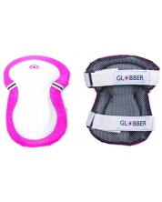 Set de protectie copii Globber ХS - Roz si negru -1