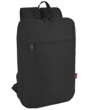 Rucsac business pentru laptop Gabol Quarter - Negru, 15,6", cu 1 compartiment -1