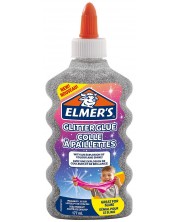 Lipici stralucitor Elmer's Glitter Glue - 177 ml, argintiu -1