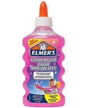 Lipici stralucitor Elmer's Glitter Glue - 177 ml, roz -1
