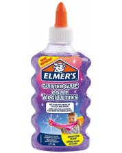 Lipici stralucitor Elmer's Glitter Glue - 177 ml, violet -1