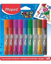 Lipici starlucitor Maped Color Peps - 9 culori