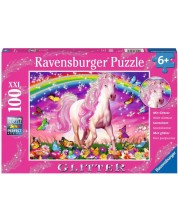 Puzzle  Ravensburger din  100 XXL piese - Un cal de vis -1