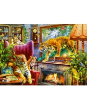 Puzzle Bluebird de 1000 piese - Tigers Coming to Life, Jan Patrik Krasny