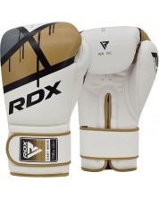 Mănuși de box RDX - BGR-F7, albe/aurii -1