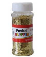 Sclipici Foska - 60 gr, auriu -1