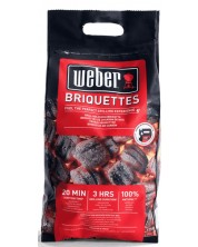 Brichete Weber - WB 17590, 100% naturale, 4 kg -1