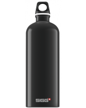 Sticla de apa Sigg Traveller – neagra, 1 L