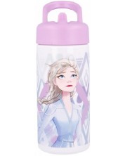 Sticlă cu paie Frozen - 410 ml -1