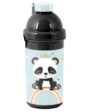 Sticlă de apă Paso Panda - Rainbow, 500 ml -1