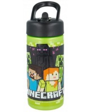 Sticlă de apă Stor - Minecraft Playground, 410 ml