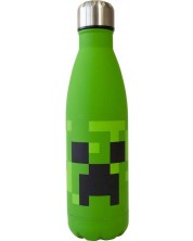 Sticlă Kids Euroswan - Minecraft Creeper Face, 500 ml
