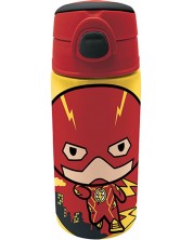 Sticlă de apă Graffiti Flash - Cu pai, 500 ml -1