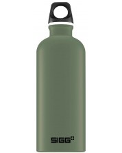 Sticla de apa Sigg Traveller – Leaf green, verde, 0.6 L
