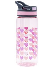 Sticlă pentru apă YOLO - 550 ml, Grilz Hearts -1