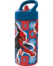 Sticlă cu pai Stor Spider-Man - 410 ml -1