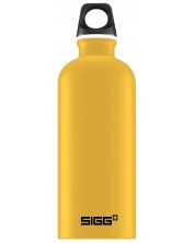 Sticla de apa Sigg Traveller – Mustard touch, galbena, 0.6 L
