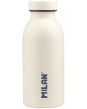 Sticla pentru apa Milan 1918 - 354 ml, alba -1