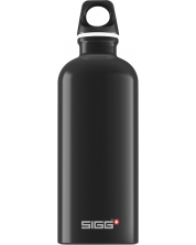 Sticla de apa Sigg Traveller – neagra, 0.6 L