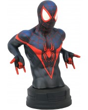 Statuetă bust Diamond Select Marvel: Spider-Man - Miles Morales