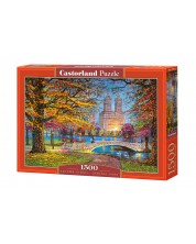 Puzzle Castorland de 1500 piese - Plimbare toamna, Central Park