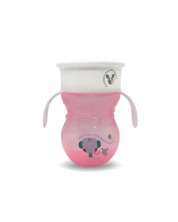 Cana anti-varsare Cangaroo - Magic Cup, 270 ml, roz	