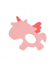 Inel gingival din silicon Canpol - Unicorn, roz