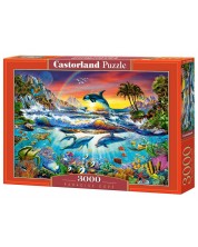 Puzzle Castorland din 3000 de piese - Golful paradisului -1
