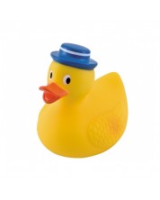 Jucărie de baie Canpol - Rață cu pălărie albastră -1