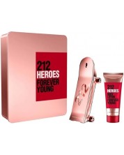 Carolina Herrera Set 212 Heroes Forever Young - Apă de parfum + Loțiune, 80 + 100 ml -1