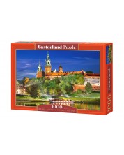 Puzzle Castorland de 1000 piese - Castelul Wawel in Polonia