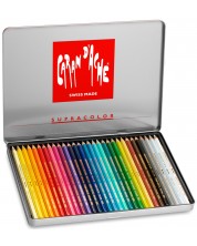 Creioane acuarele colorate Caran d'Ache Supracolor Soft – 30 de culori