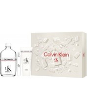Calvin Klein Set Everyone Zero - Apă de toaletă, 200 și 10 ml + Gel de duș, 100 ml