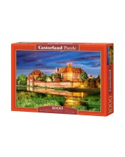 Puzzle Castorland de 1000 piese - Castelul Malbork in Polonia