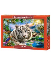 Puzzle Castorland din 1500 de piese - Tigru -1