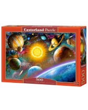 Puzzle Castorland din 500 de piese - Spatiul cosmic -1