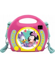 CD player Lexibook - Disney Minnie, cu 2 microfoane, roz